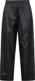 Mountain Warehouse Pakka Kids Waterproof Over Trousers - Taped Seams Rain Pants, Lightweight, Rip-Stop, Packaway Bag - for Spring Summer, Walking, Travelling