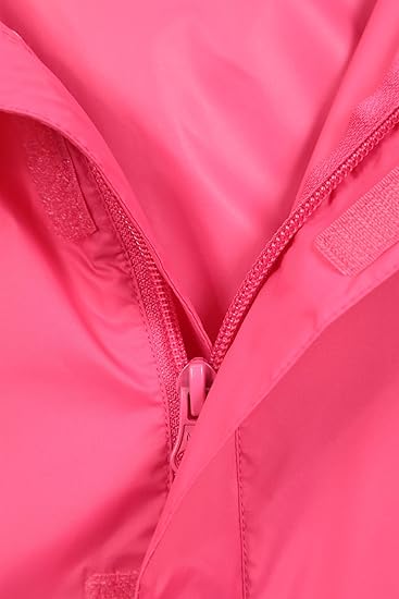 Mountain Warehouse Pakka Kids Waterproof Jacket - Wind Resistant, Lightweight,Breathable Rain Coat for Girls & Boys, Packaway Bag - For Rain, Spring Summer