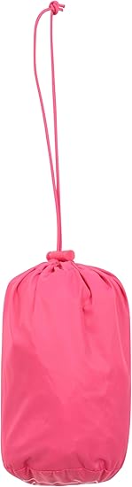 Mountain Warehouse Pakka Kids Waterproof Jacket - Wind Resistant, Lightweight,Breathable Rain Coat for Girls & Boys, Packaway Bag - For Rain, Spring Summer